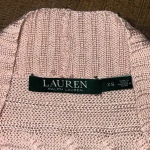 Lauren Ralph Lauren Pink Cable Knit Open Front Cardigan thumbnail 2