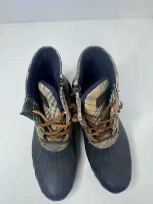 Sperry Plaid Waterproof Duck Boots Size 6.5 thumbnail 2
