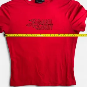Streetwear Society Baby T-Shirt S Solid Graphic Red Black thumbnail 7