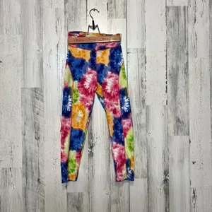 Tie Dye Sports top & High Waisted Leggings Activewear Set Small | Stretch Workou thumbnail 6