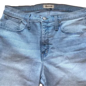 Madewell 9” Mid-Rise Skinny Crop Jeans – Asbury Wash – Size 31 thumbnail 5