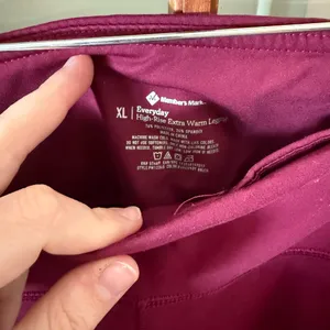 NWOT Members Mark Leggings Purple Size XL thumbnail 3