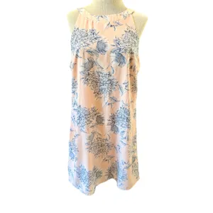 Le Lis Soft Pink with Blue and White Floral Pattern Summer Dress thumbnail 5