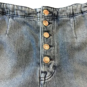 Free People Osaka Denim Shorts Size 27 Medium Wash Relaxed Fit Baggy High Rise thumbnail 6