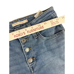 Levi's 721 Women's‎ 27 High Rise Skinny Ankle Jeans Button Fly Slit Ankle thumbnail 4