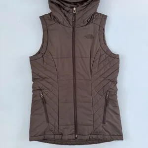 The North Face Jordannha Vest‎ Black Hooded Insulated Quilted Puffer thumbnail 3