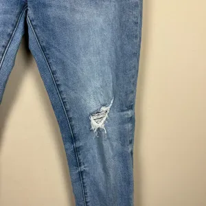 KanCan Jeans Womens 11/29 Blue Girlfriend Mid‎ Rise Distressed Denim Button Fly thumbnail 5