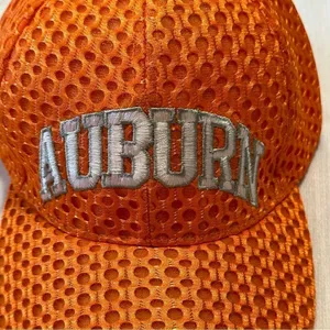 Auburn Tigers Hunter Orange Mesh Ball Cap Adjustable Strap‎ War Eagle NWOT thumbnail 2