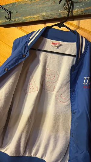 OLYMPIC PRIDE Vintage USA baseball jacket Blue Size M thumbnail 4