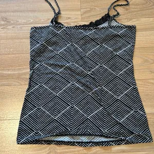 Ann Taylor Loft Black and White Tank Top‎ Size Medium thumbnail 5