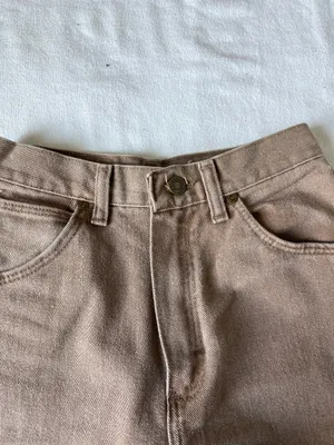 Misses Wrangler High Waisted Brown Denim Pants - Size 6 thumbnail 3