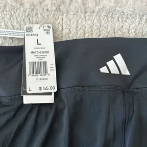 ADIDAS TENNIS MATCH SKIRT, Black, Size Large, NWT thumbnail 6