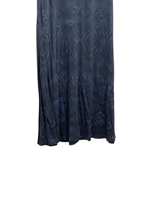 Billabong Dreamscaper Maxi Skirt Gray Size M Bohemian Beach Coastal Vacation Cut thumbnail 5