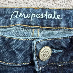 American Eagle Aeropostale Jeans Bayla Skinny Womens 6 Regular Blue Low Rise Stretch Denim thumbnail 6