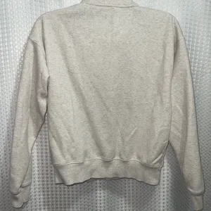 Fabletics Men's Off-White Zip-Up Sweater thumbnail 4