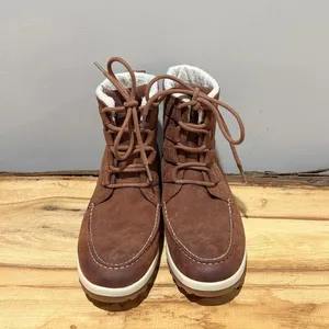 Sperry Maritime Cruz Waterproof Brown Leather Ankle Boot Size 9 B102‎ thumbnail 4
