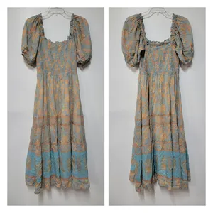 Free People Spell & The Gypsy Juniper Shirred Midi Dress thumbnail 7
