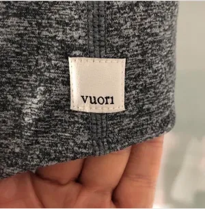 Vuori Heather Gray Halo V Neck Bodysuit XL Athletic Athleisure thumbnail 4