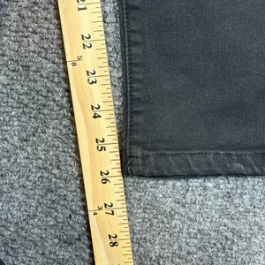 Free People Jeans Womens Sz 25 black Mid‎ Rise Straight Leg thumbnail 7