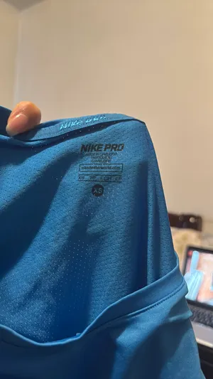 Nike Pro Blue Dri-Fit Compression Short Sleeve Top thumbnail 7
