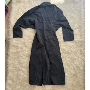 Skims Woven Lounge Long Robe Ash Size Small thumbnail 9