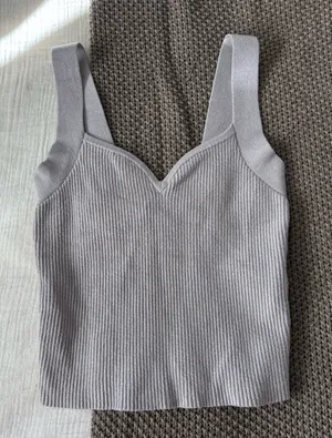 Abercrombie Knit Sweetheart Neckline Tank thumbnail 1