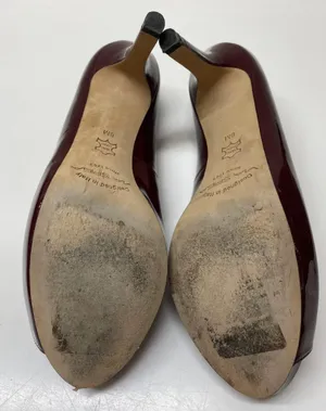 Via Spiga, burgundy, peep-toe heels thumbnail 3