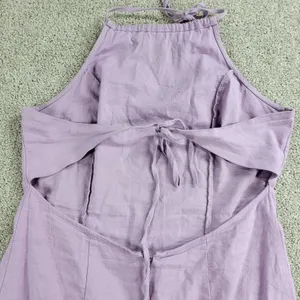 Urban Outfitters Womens Dress 8 Purple Halter Neck Open Tie Back Bodycon Mini thumbnail 8