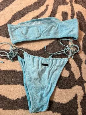 Triangl terry cloth bikini Blue Size M thumbnail 5