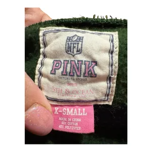 Victoria’s Secret PINK NFL Green Bay Packers LET’S GO PACKE Sequin Sweatshirt XS thumbnail 8