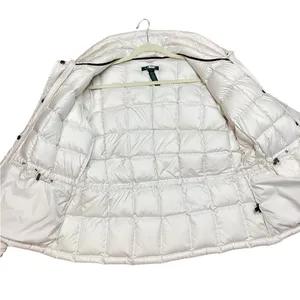 Lauren Ralph Lauren down puffer jacket Off white. Size Large thumbnail 5