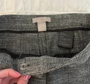 H&M Nwot Glen Check Plaid Pants thumbnail 4