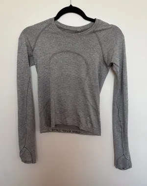 Gray Lululemon Top thumbnail 1