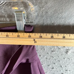 1284 | Zara Ruffled‎ Wrap Tie Waist Mini Skort Purple Womens S thumbnail 3