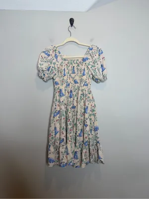 Her Universe Disney Eeyore Floral Smock Dress XS BoxLunch Winnie Pooh thumbnail 5