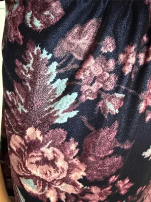 Urban Outfitters Black Floral Square-Neck Puff Sleeve Dress size Medium thumbnail 5