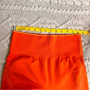 GYMSHARK Leggings Orange Apex Seamless High Waisted Size L‎ thumbnail 6