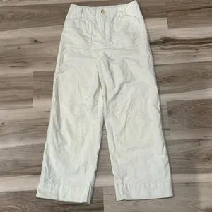 Avec Les Filles Wide Leg High Rise Fine Wale Corduroy Crop Pants Women’s 4 thumbnail 2