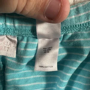 Victoria’s Secret Women’s Medium Blue Striped Lounge Sleep Shorts Drawstring thumbnail 7