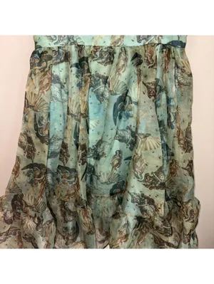 Thorn & Fable Birth of Venus Dress Women’s Medium Renaissance Art Print Midi thumbnail 5