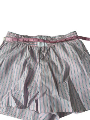 Pink Rose striped boxer style shorts thumbnail 5