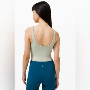 Lululemon Align Tank Top Mint Green Women’s Tank Bra Size 12 thumbnail 2