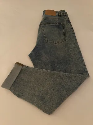 H&M Divided High-Rise Mom Jeans - Acid Wash - Size 10 (Fits Like 5’4” thumbnail 2