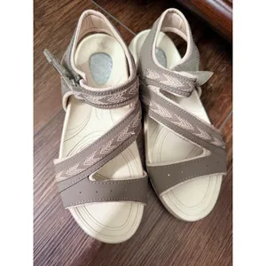 Dr Scholls Daydream Sandals Womens 6.5 M Taupe Tan Strappy Comfort Gel Cushion thumbnail 3
