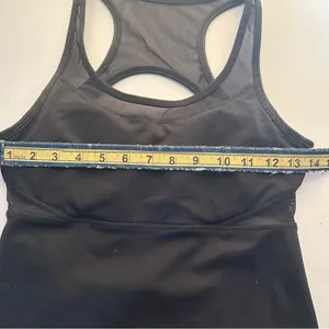 Fabletics Tropez Athletic Black Racerback Dress Build in Bra Size Small thumbnail 6