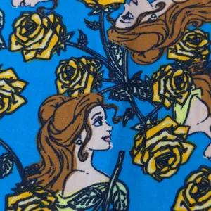 LuLaRoe Leggings in Beauty and the Beast Print – One Size thumbnail 2