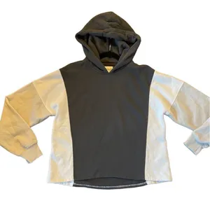 Abercrombie & Fitch Soft AF colorblock cropped hoodie small thumbnail 2