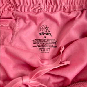 Pink Athletic Shorts with Cartoon Patch thumbnail 2