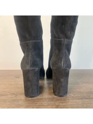 Chinese Laundry Krafty Knee High Women's Black Suede Boot Size 6.5 SKU#11-2348 thumbnail 5