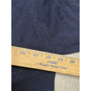 French Curve Large Sweater Blue White Cashmere Round Neck Luxury‎ thumbnail 6